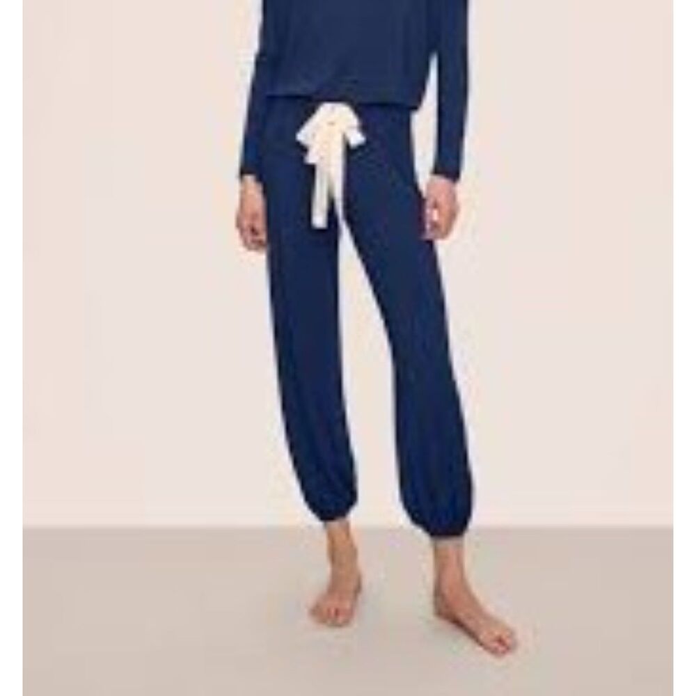 Eberyjey Gisele TENCEL Modal Lounge Pants size LARGE in Navy Blue